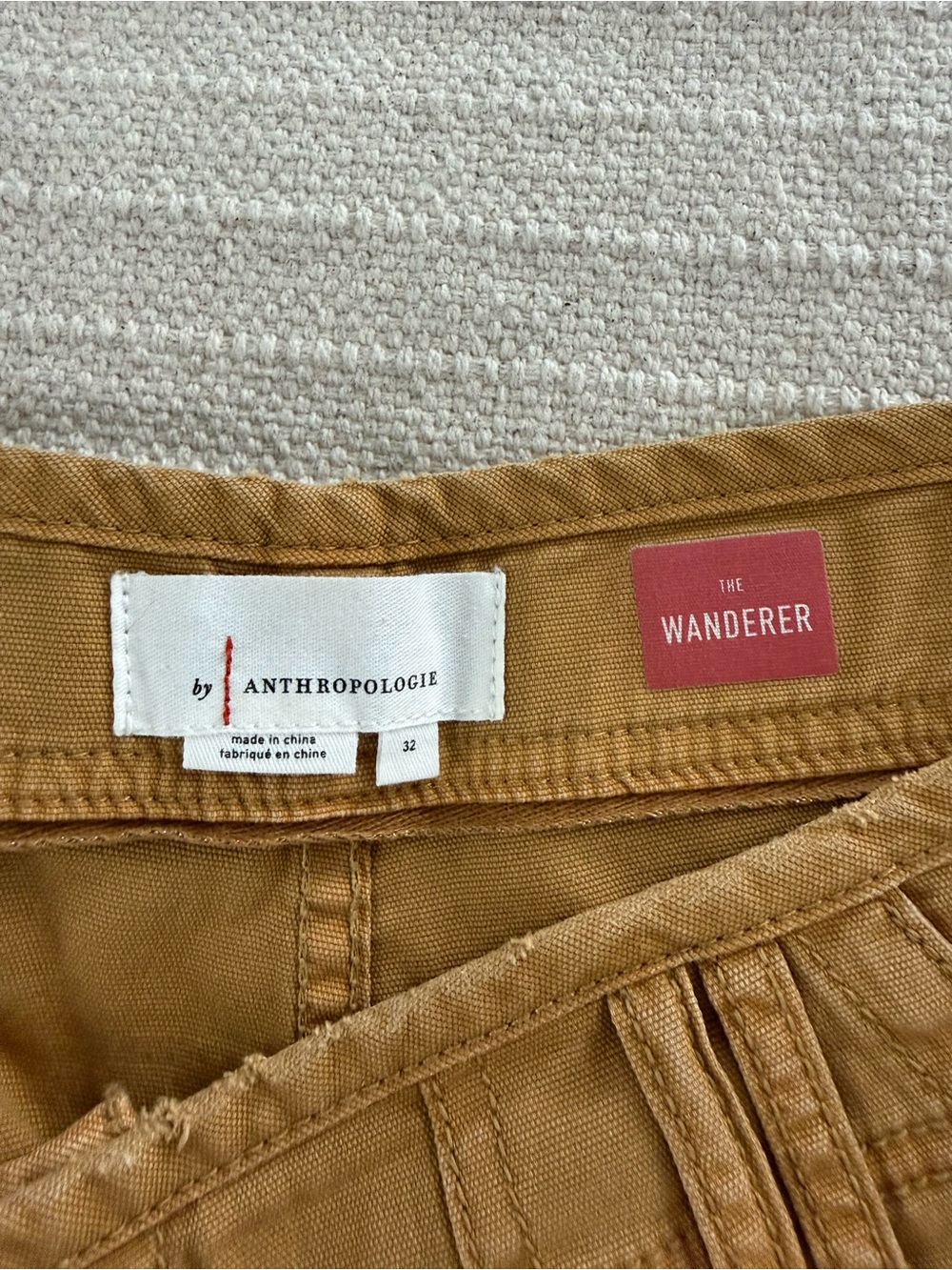 Anthropologie The Wanderer Honey Brown Utility Pants - Picture 4 of 9
